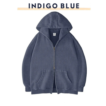 RIXZO™️ Premium Unisex Oversized zip up hoodie