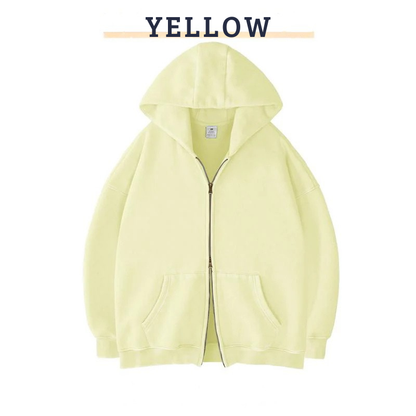 RIXZO™️ Premium Unisex Oversized zip up hoodie