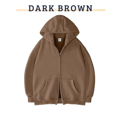 RIXZO™️ Premium Unisex Oversized zip up hoodie