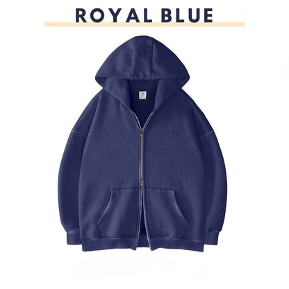 RIXZO™️ Premium Unisex Oversized zip up hoodie