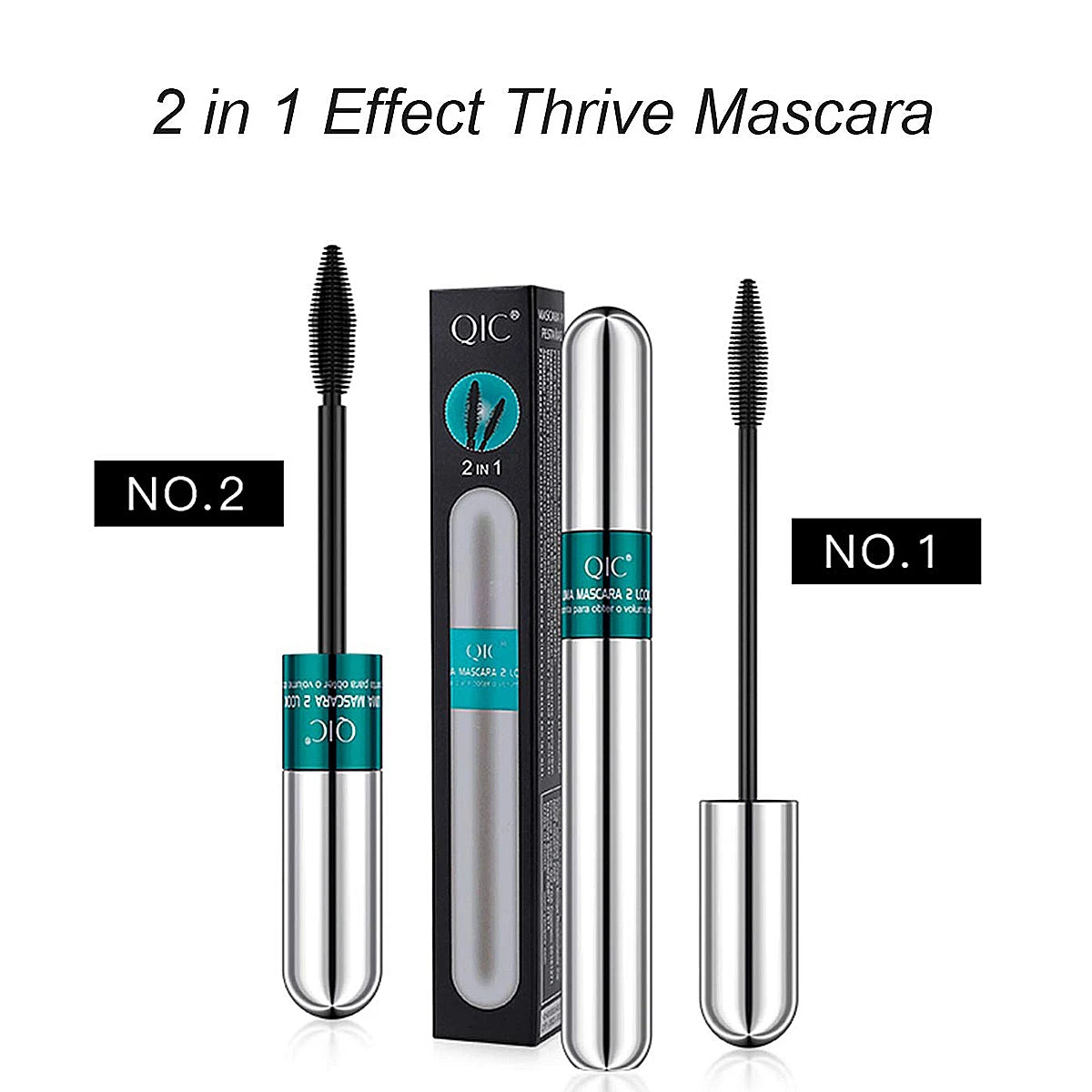 Silk Fiber Double In-one  Waterproof Mascara