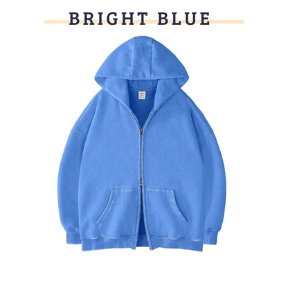 RIXZO™️ Premium Unisex Oversized zip up hoodie