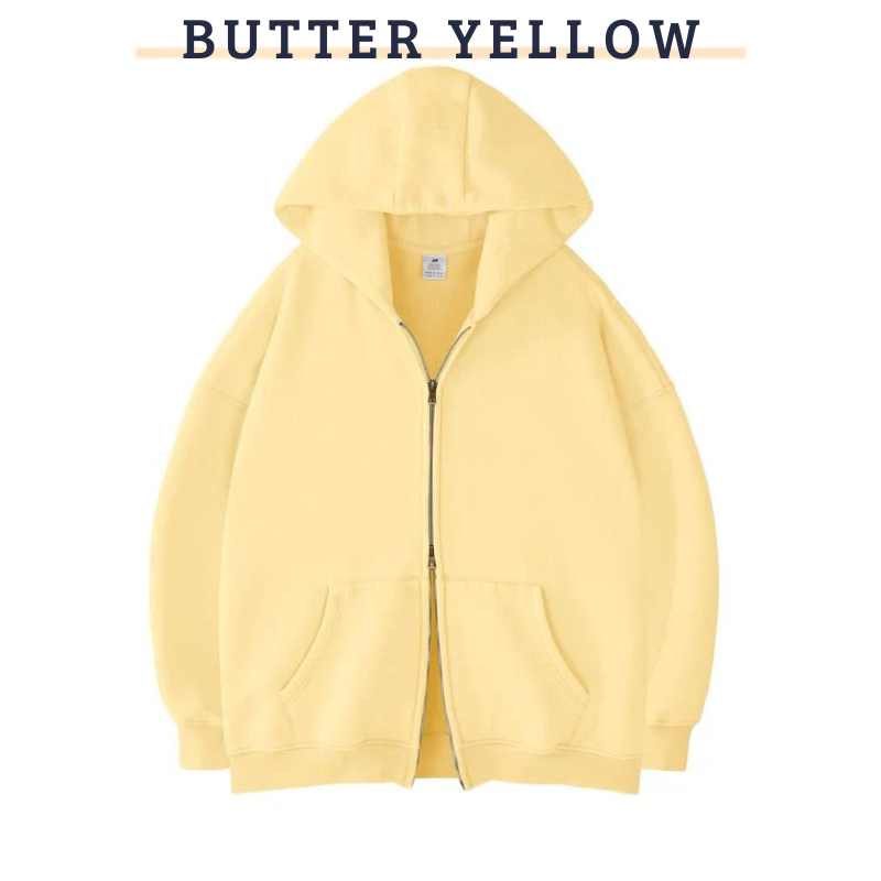 RIXZO™️ Premium Unisex Oversized zip up hoodie