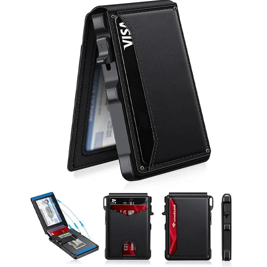 RIXZO™️ Minimalist Men’s Slim Wallet: 9 - 13 Cards