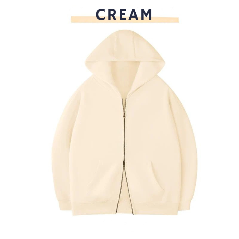 RIXZO™️ Premium Unisex Oversized zip up hoodie