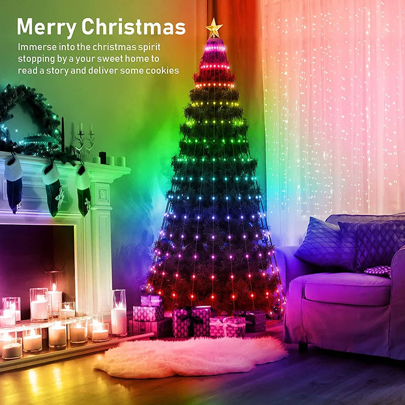 2.1M LED Christmas Tree Decorative Light