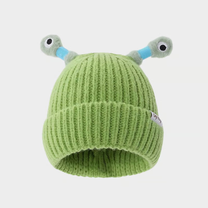 Cute Glowing Little Monster Knit Hat