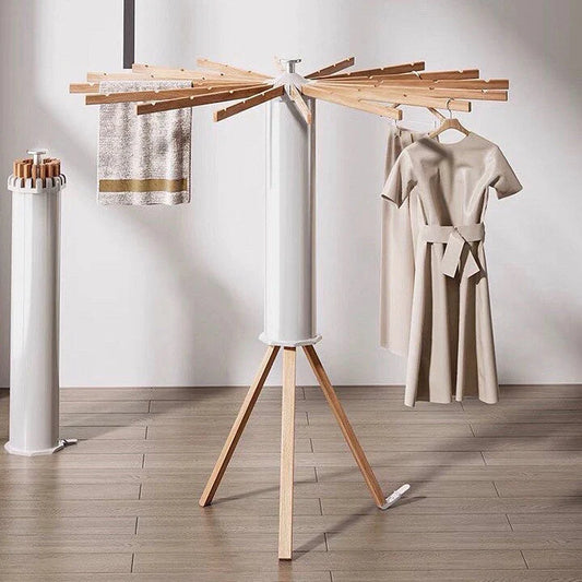 Wooden Clothes Drying Rack