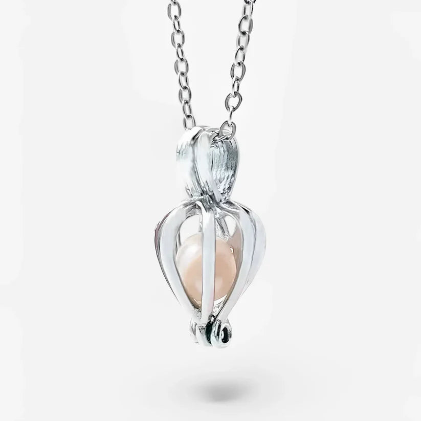 Perlina - Real pearl of desire necklace + Gift box