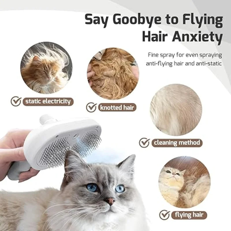 Pet Spray Brush Hair Removal Comb