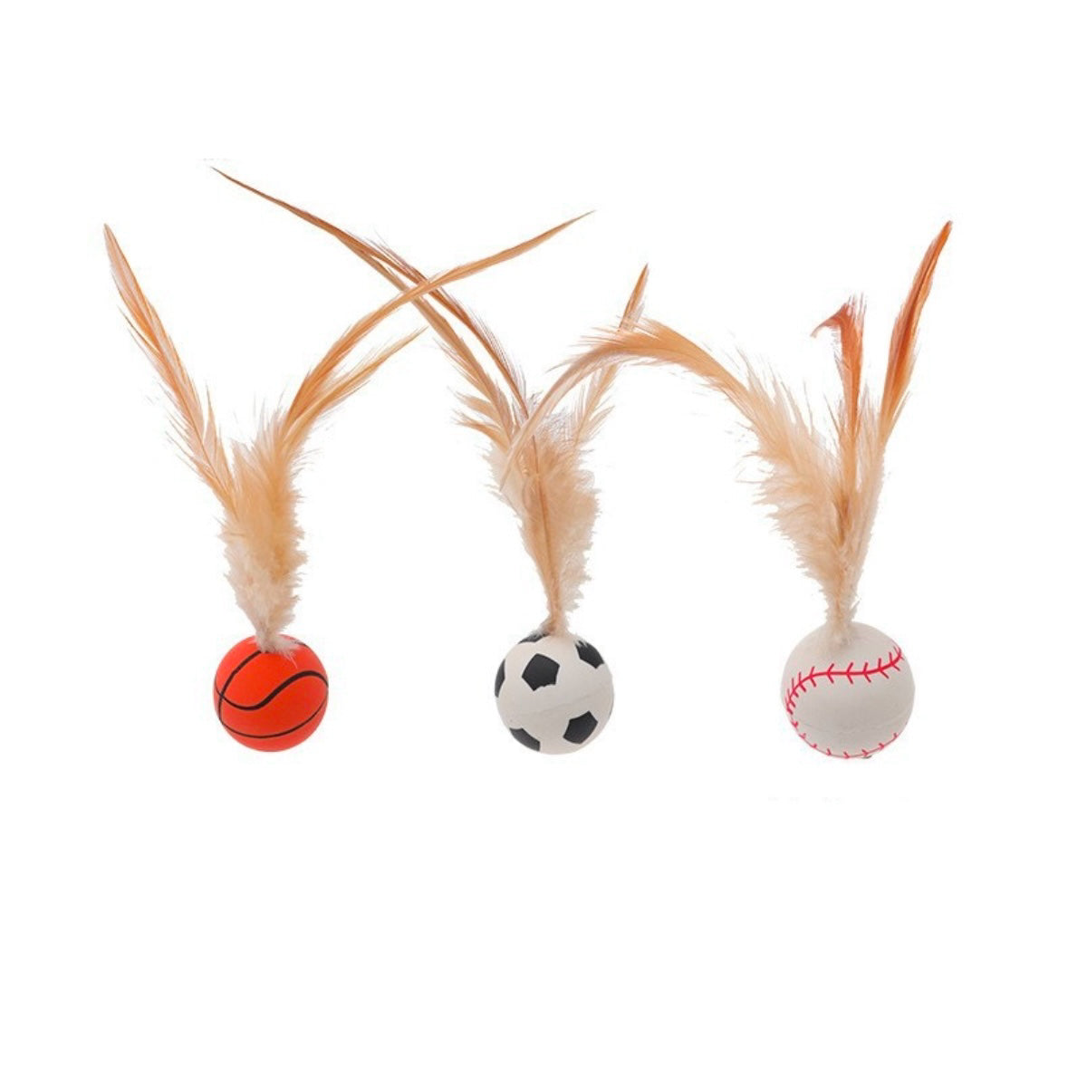 Cat Feather Ball Toys