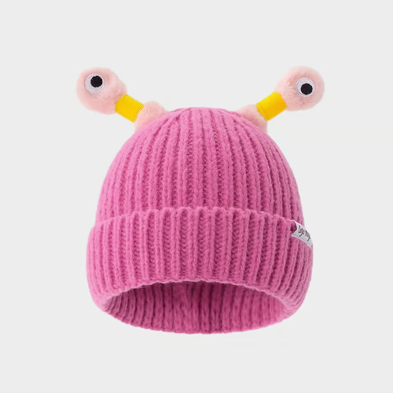 Cute Glowing Little Monster Knit Hat