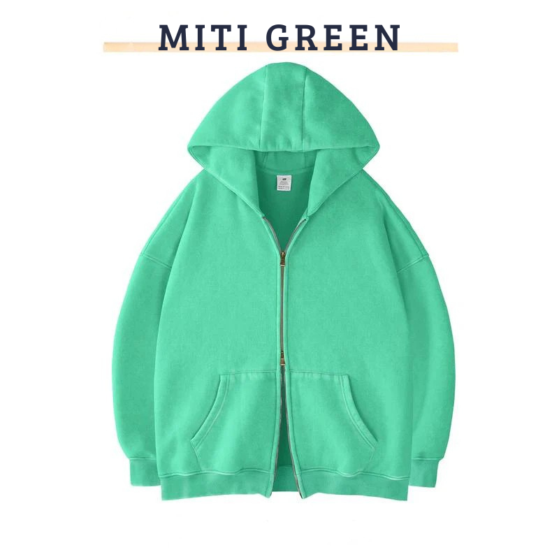 RIXZO™️ Premium Unisex Oversized zip up hoodie