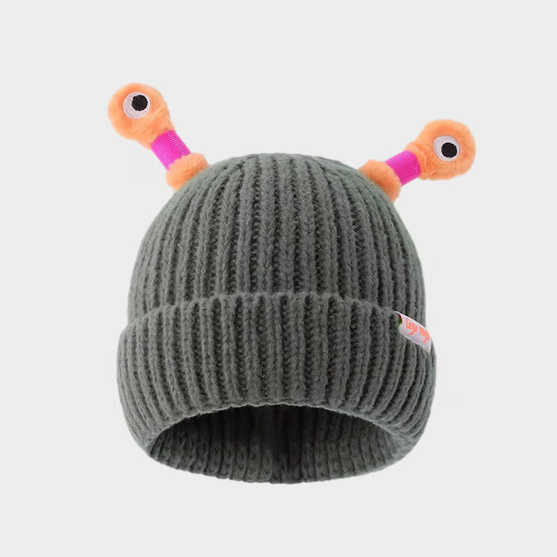 Cute Glowing Little Monster Knit Hat