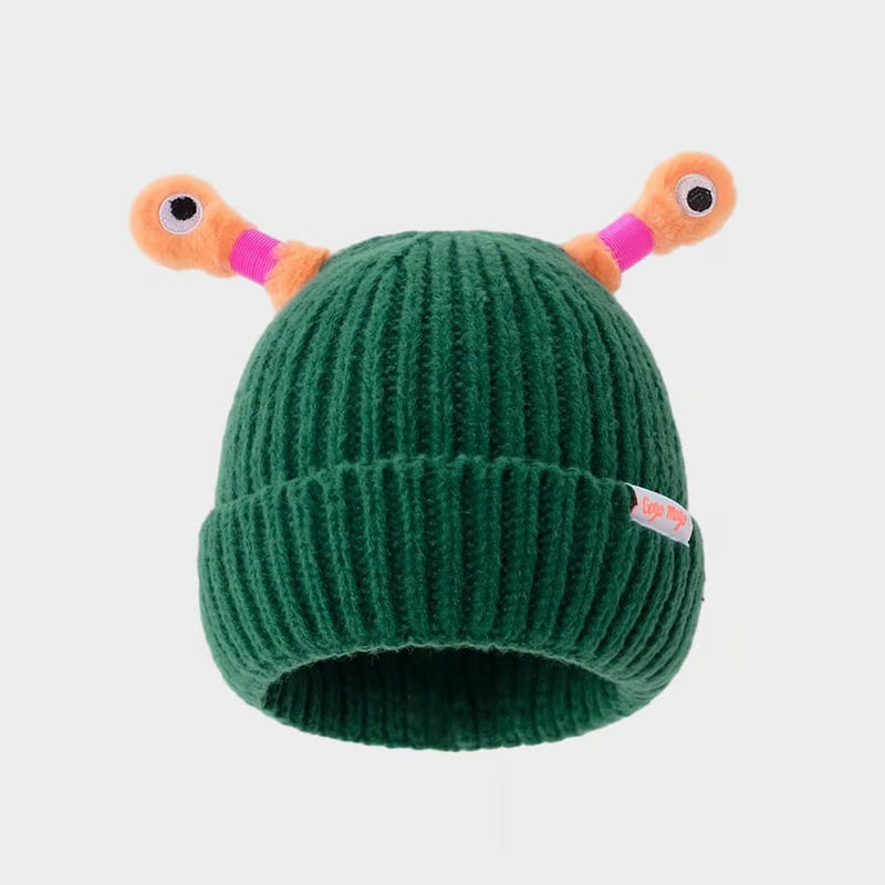 Cute Glowing Little Monster Knit Hat