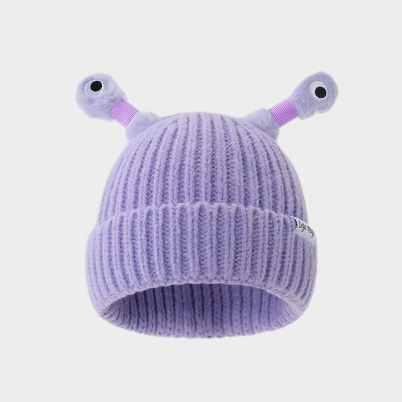 Cute Glowing Little Monster Knit Hat