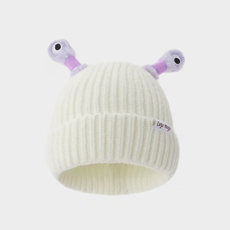 Cute Glowing Little Monster Knit Hat