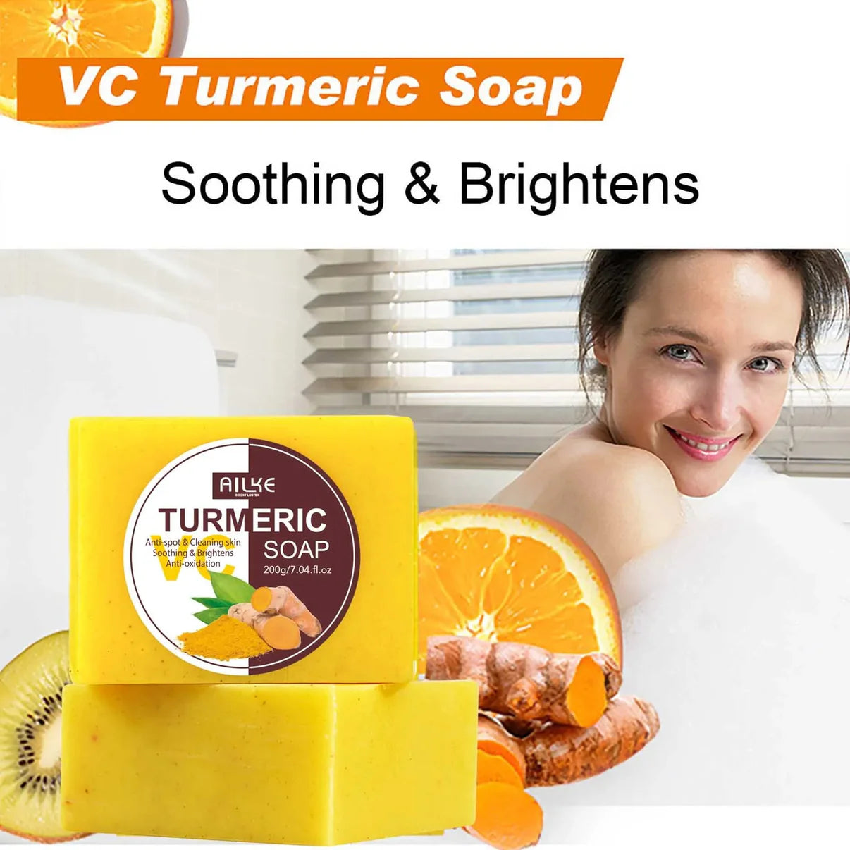 TurmericPure - Natural And Organic Turmeric Soap Bar