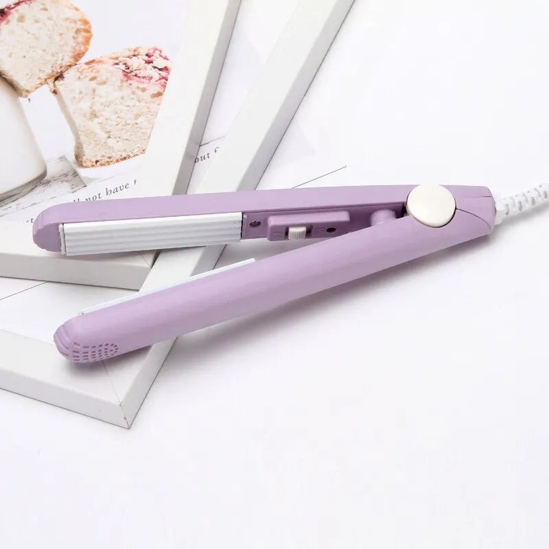 Mini 2-in-1 Hair Curler & Straightener