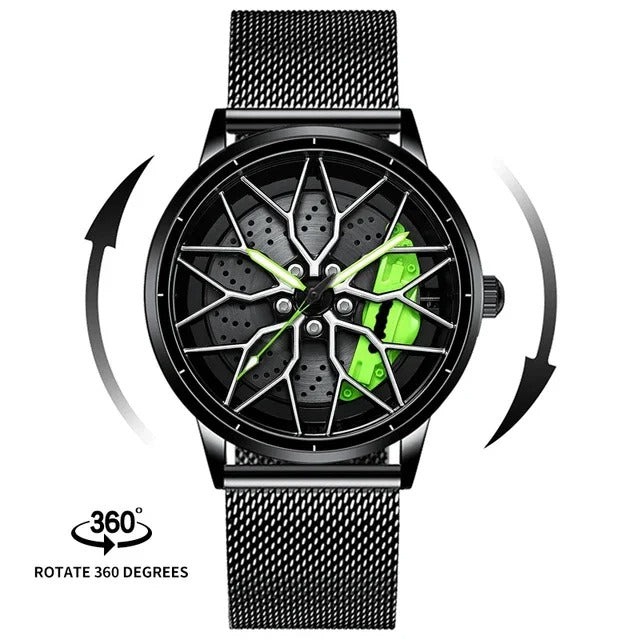 2025 Sport Car Rim Hub Watch